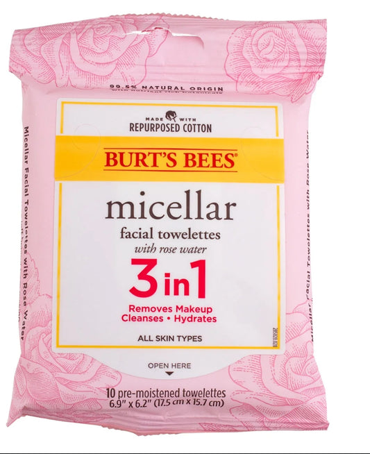 Burt’s Bees micella facial wipes
